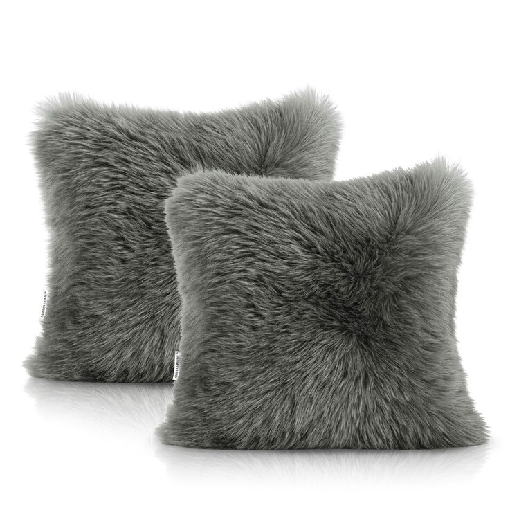 Kussenslopen Amelia Home - Dokka Dark Grey