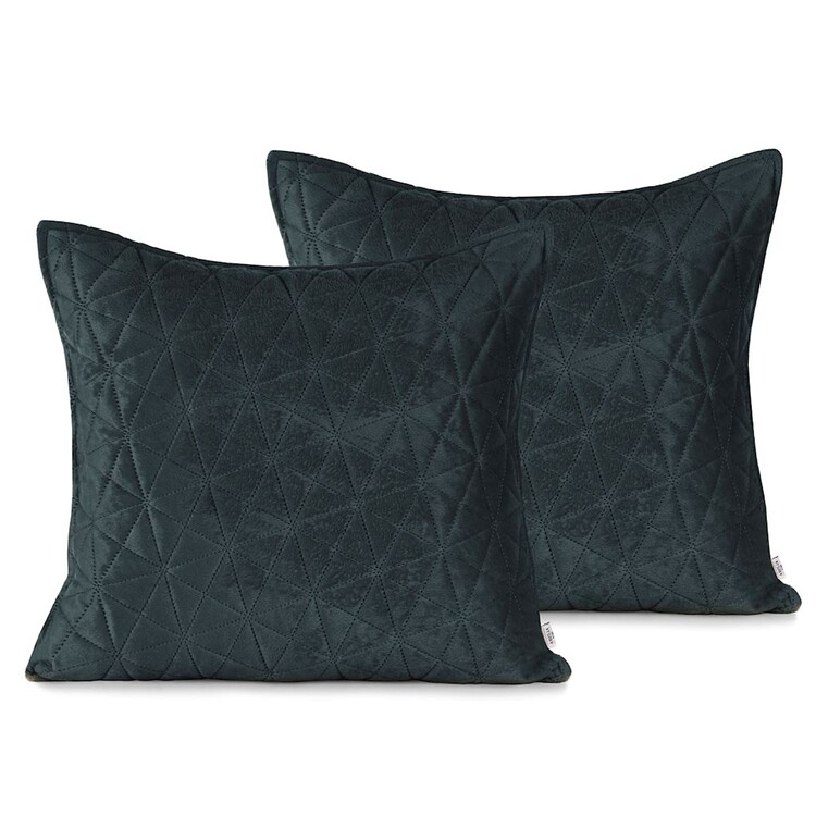 Obliečky na vankúše Amelia Home - Laila Graphite + Silver