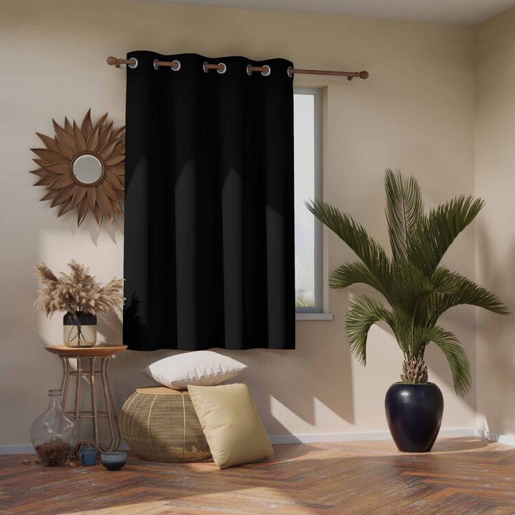 Gordijn Amelia Home - Blackout Black 1 pc