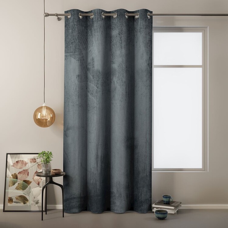Tenda Amelia Home - Velvet Charcoal 1 pc