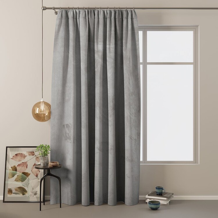 Gordijn Amelia Home - Velvet Silver 1 pc
