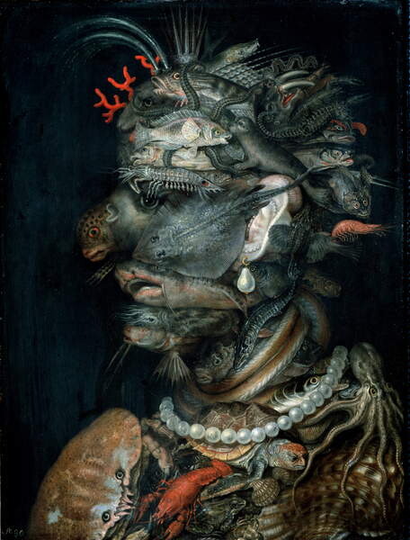 Obrazová reprodukce Water, Arcimboldo, Giuseppe, 30 × 40 cm
