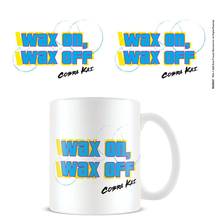 Tazza Cobra Kai - Wax On Wax Off