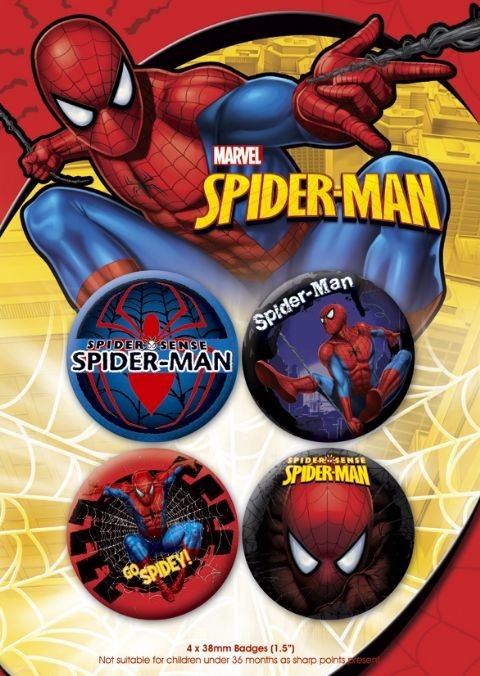 Ansteckerset SPIDER-MAN 2