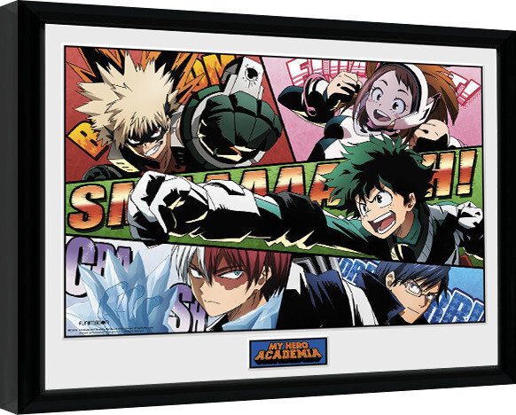 Poster incorniciato My Hero Academia - Powers