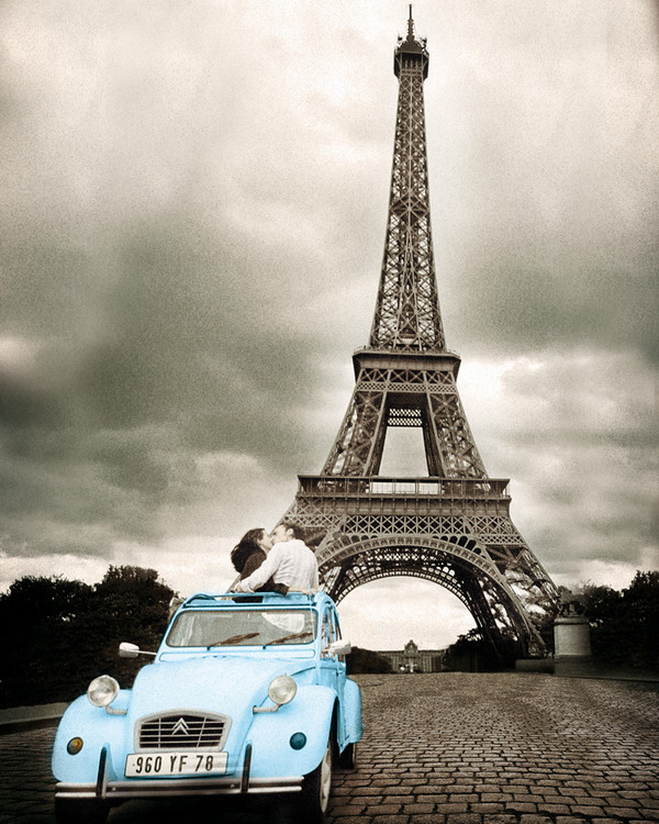 Poster Parigi - romance