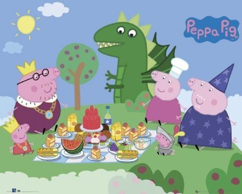 Poster PEPPA PIG - picnic