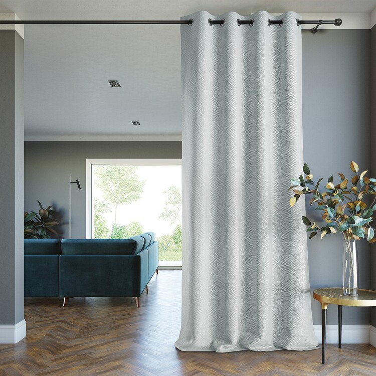 Tenda Amelia Home - Blackout Lamari Silver 1 pc