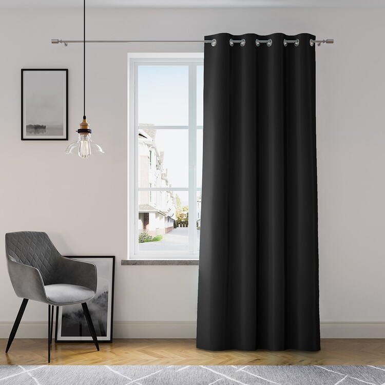 Gordijn Amelia Home - Eyelets Black 1 pc