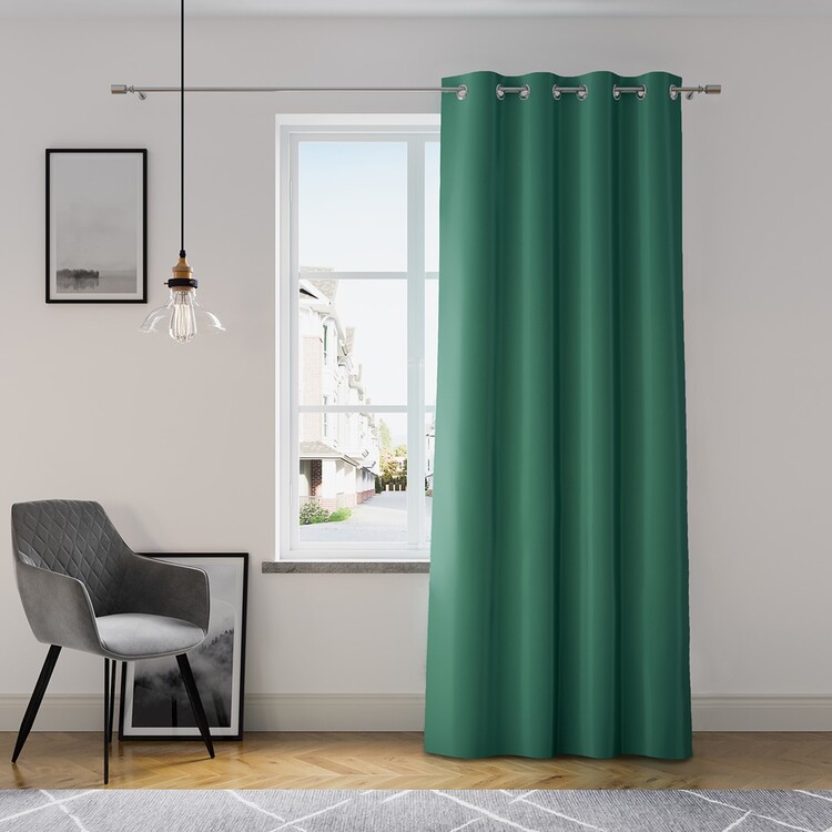 Tenda Amelia Home - Eyelets Dark Green 1 pc
