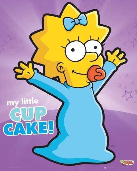 Plagát THE SIMPSONS - cup cake