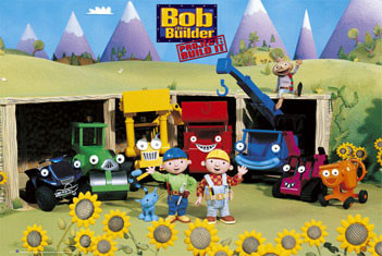 Poster BOB THE BUILDER - sunflowers