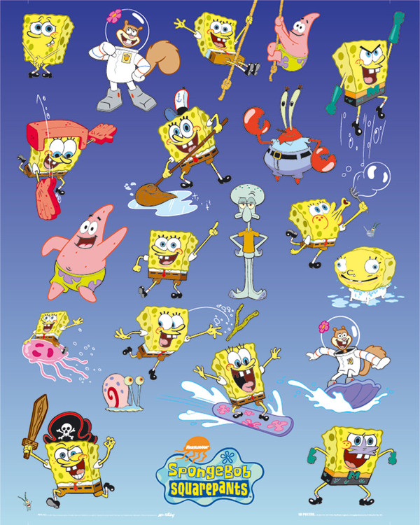 Plagát SPONGEBOB - multiple