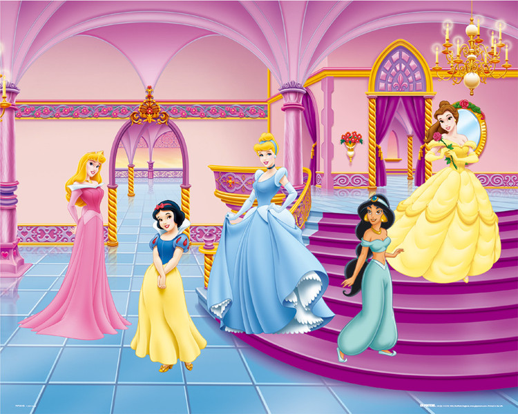 Poster DISNEY PRINCESS - palace