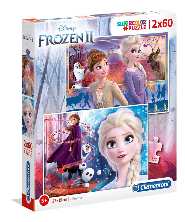 Puzzle Ledové království 2 (Frozen), 2 x 60 ks