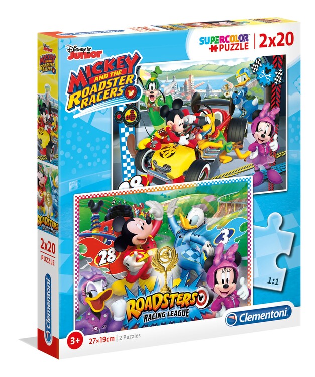 Puzzle Myšák Mickey (Mickey Mouse) - The Roadster Racers