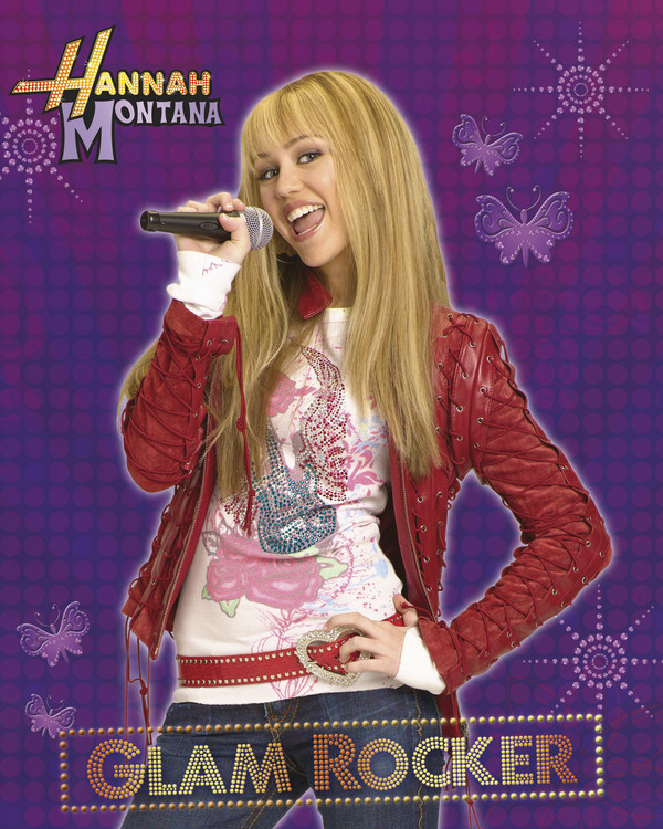 Poster HANNAH MONTANA - glam rocker