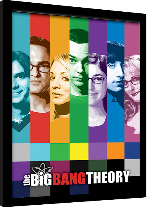 Ingelijste poster The Big Bang Theory - Signals