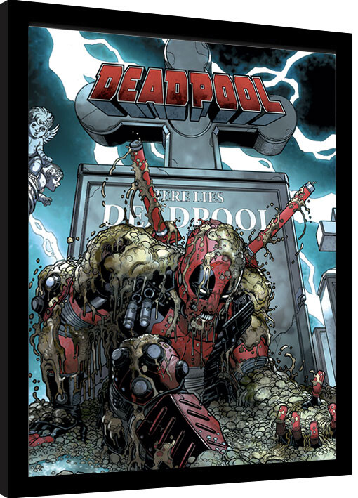 Poster incorniciato Deadpool - Grave