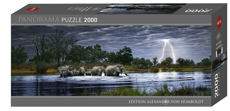 Puzzel Herd of Elephants