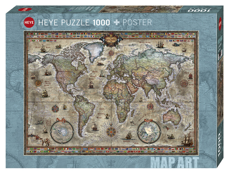 Puslespill Retro World