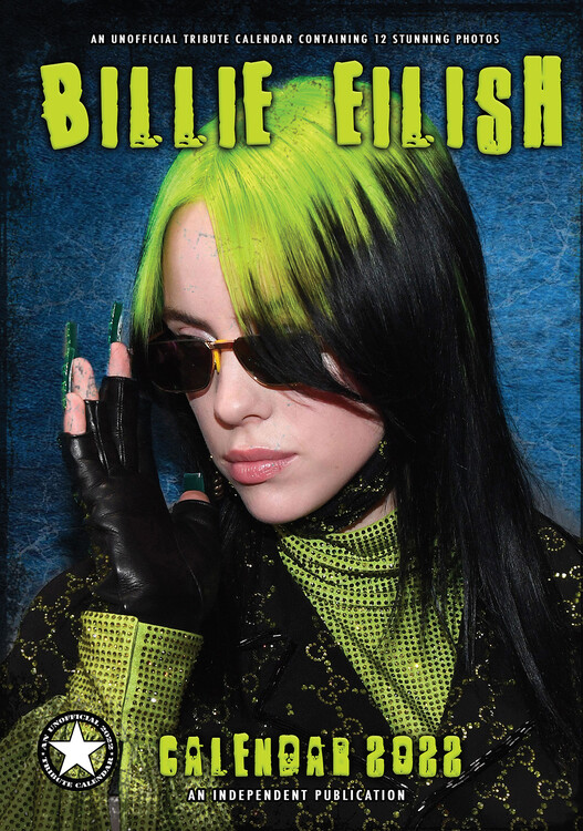 Naptár 2027 Billie Eilish