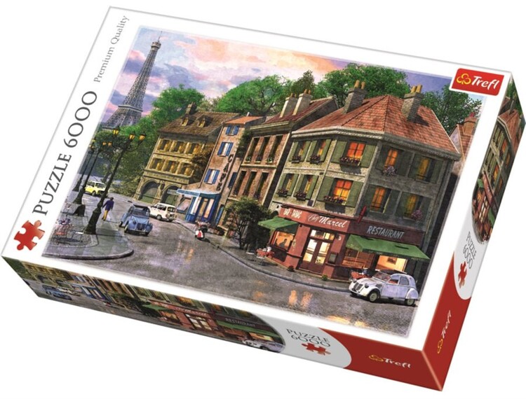 Puzzle Ulička v Paříži