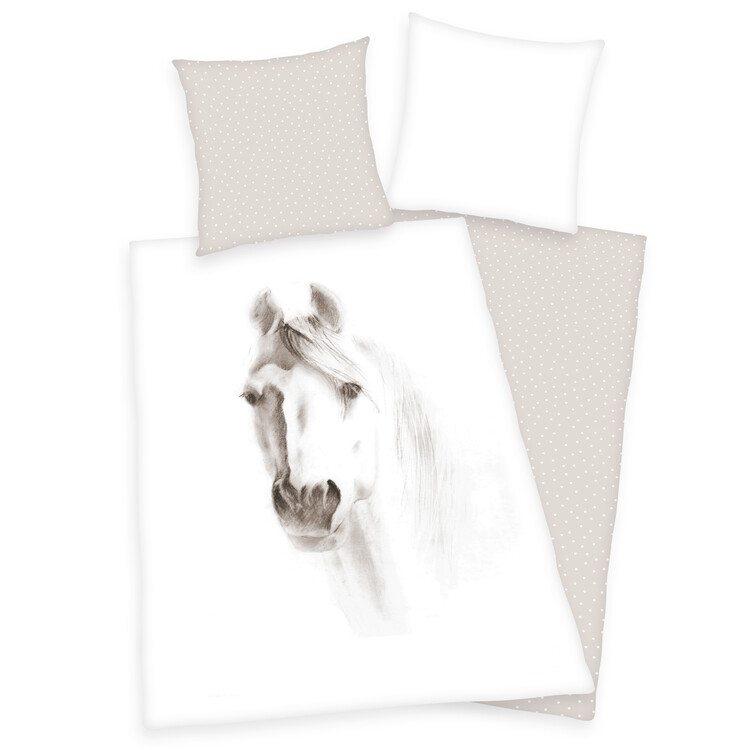 Lenjerie de pat White Horse