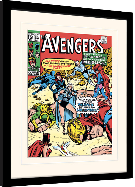 Poster incorniciato Marvel Comics - Male Chauvinist Pigs