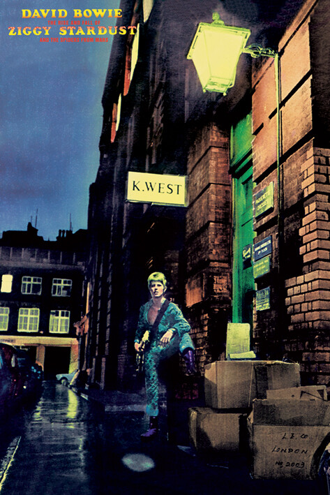 Plakát, Obraz - David Bowie - ziggy stardust, 61x91.5 cm