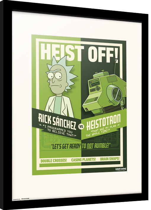 Poster incorniciato Rick & Morty - Season 4 Heist