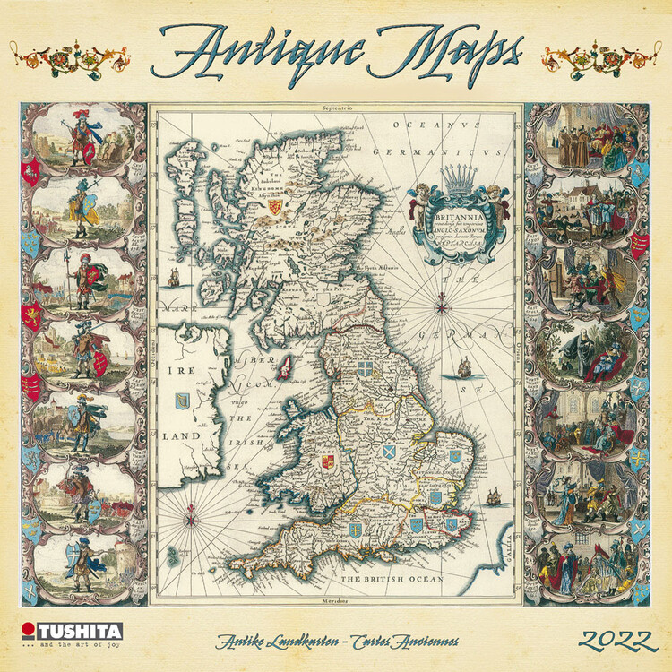Naptár 2027 Antique Maps