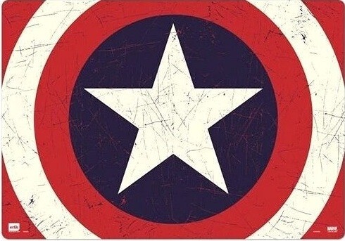 Íróasztal alátét  Captain America - Shield
