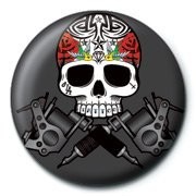 Button SKULLDUGGERY - tattoo