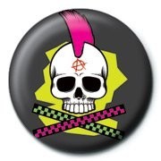 Button SKULLDUGGERY - punk