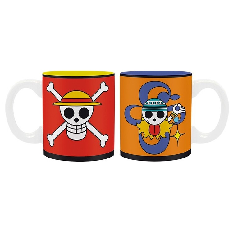 Koffie mok One Piece - Luffy & Nami Emblems