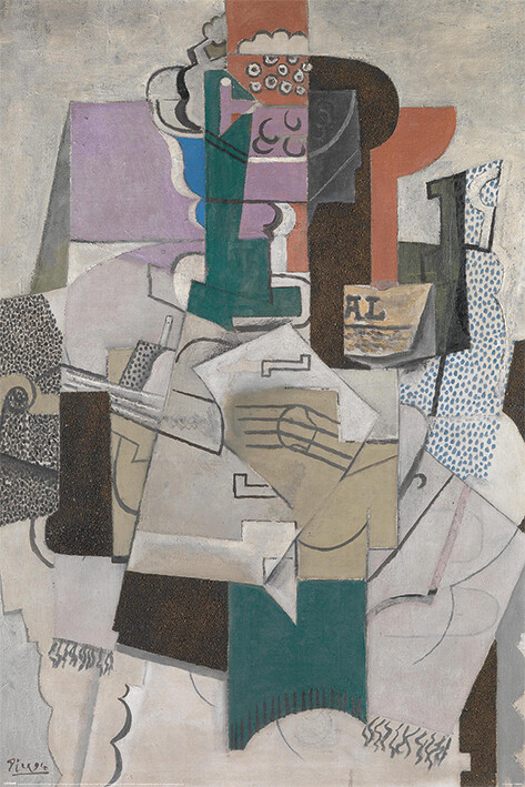 Poster Picasso - Fruit Dish, Bottle and Violin