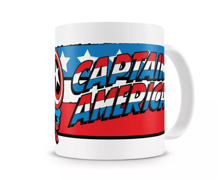 Koffie mok Captain America - Flag