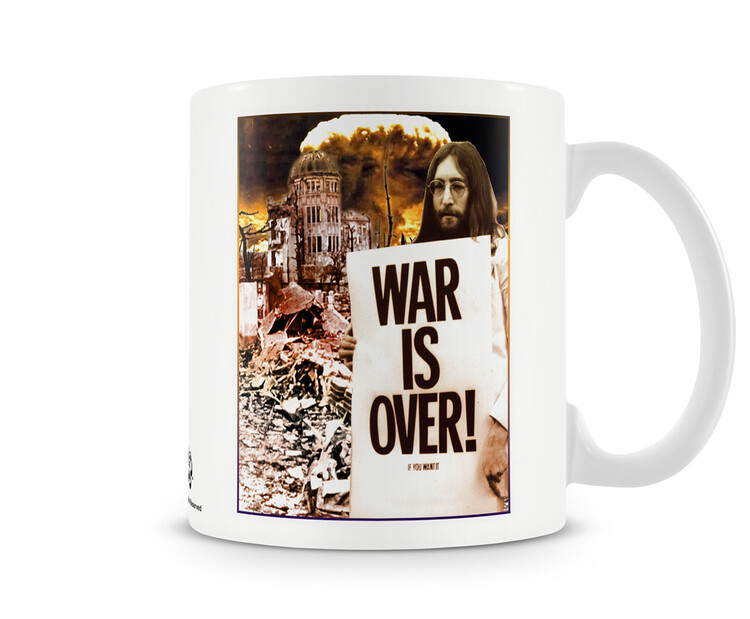 Koffie mok John Lennon - War is Over