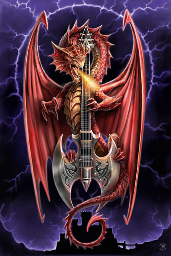 Poster ANNE STOKES - power chord