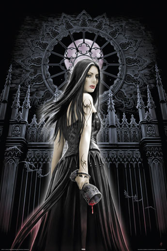 Poster Anne Stokes - gothic siren