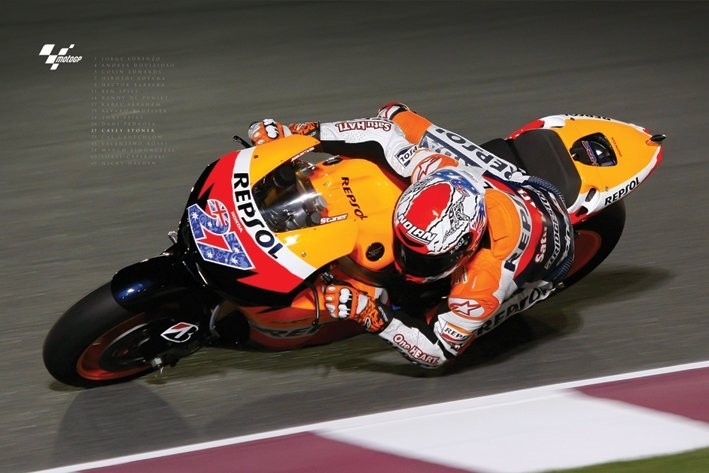 Plakát Moto GP - casey stoner