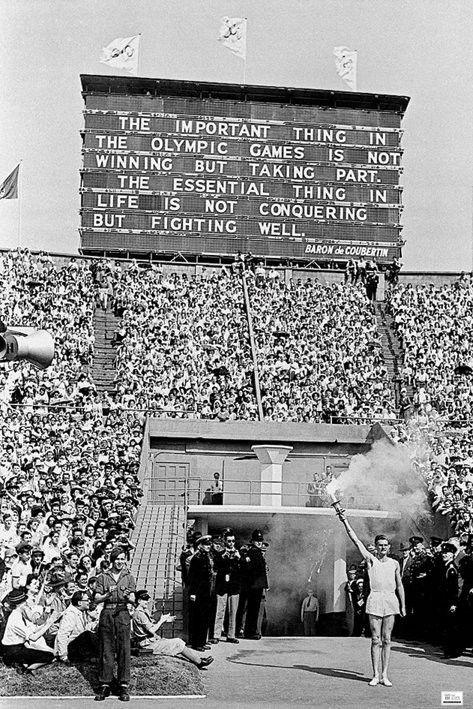 Plakát Londýn 1948 olympics - opening ceremony