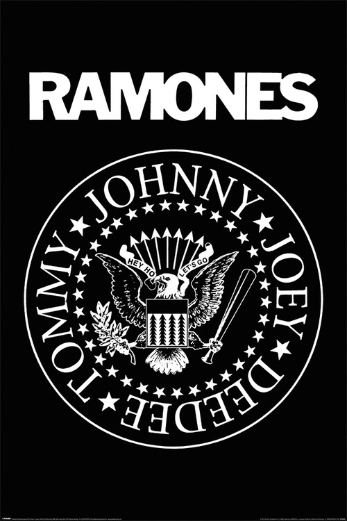 Plakát, Obraz - Ramones - Logo, (61 x 91.5 cm)