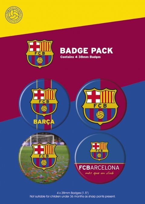Set de chapas BARCELONA - crest