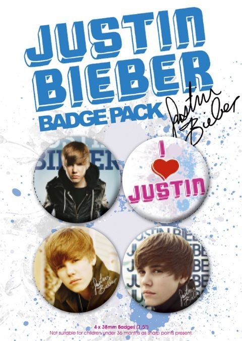 Speldjesset JUSTIN BIEBER - pack 2