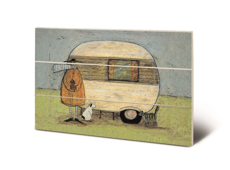 Poster su legno Sam Toft - Home from Home