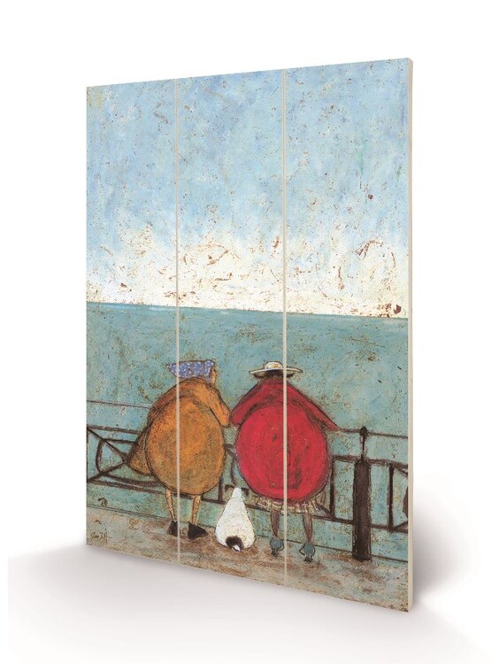 Levně Dřevěný obraz Sam Toft - Doris Earwigging, 20 × 29.5 cm