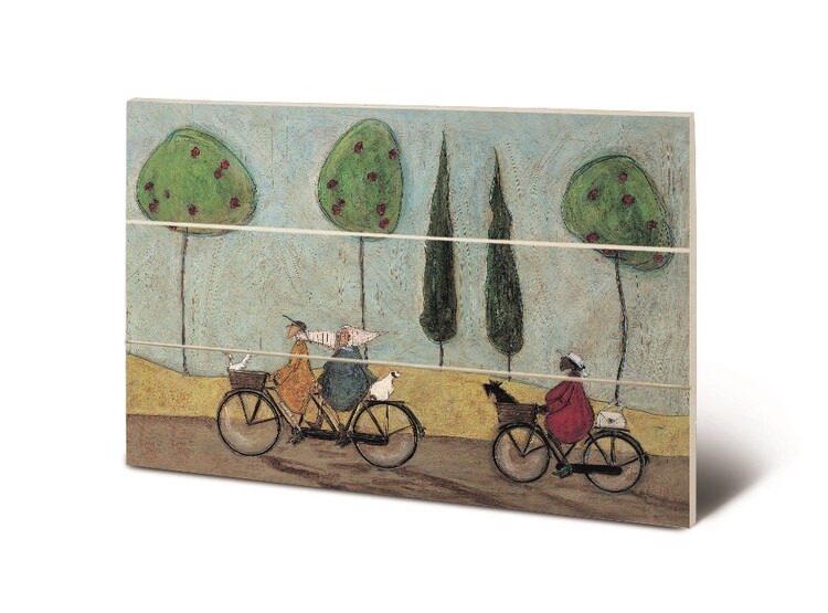 Bild auf Holz Sam Toft - A Nice Day For It