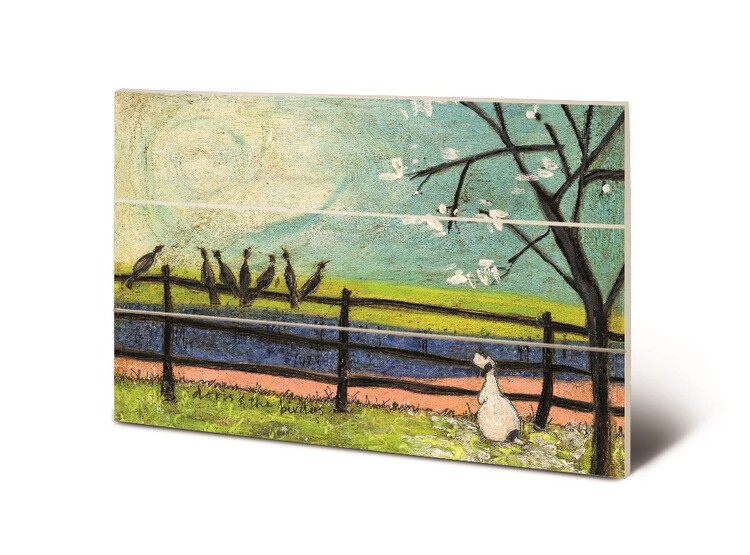 Bild auf Holz Sam Toft - Doris and the Birdies